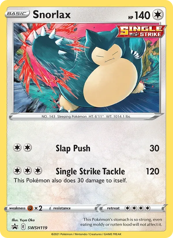 Snorlax, SWSH Black Star Promos