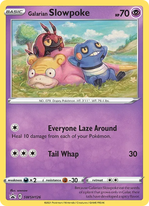 Galarian Slowpoke, SWSH Black Star Promos