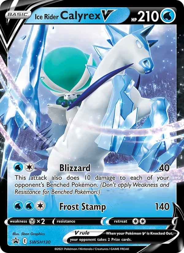 Ice Rider Calyrex V, SWSH Black Star Promos