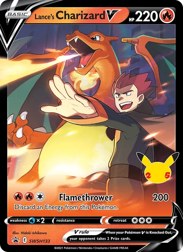 Lance's Charizard V, SWSH Black Star Promos