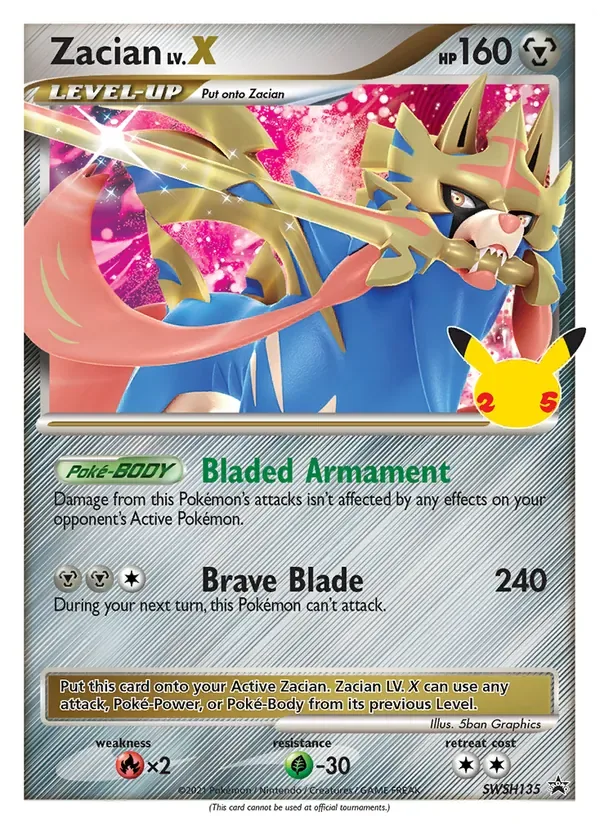 Zacian, SWSH Black Star Promos