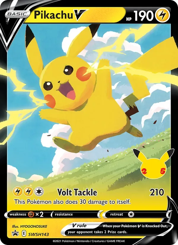 Pikachu V, SWSH Black Star Promos