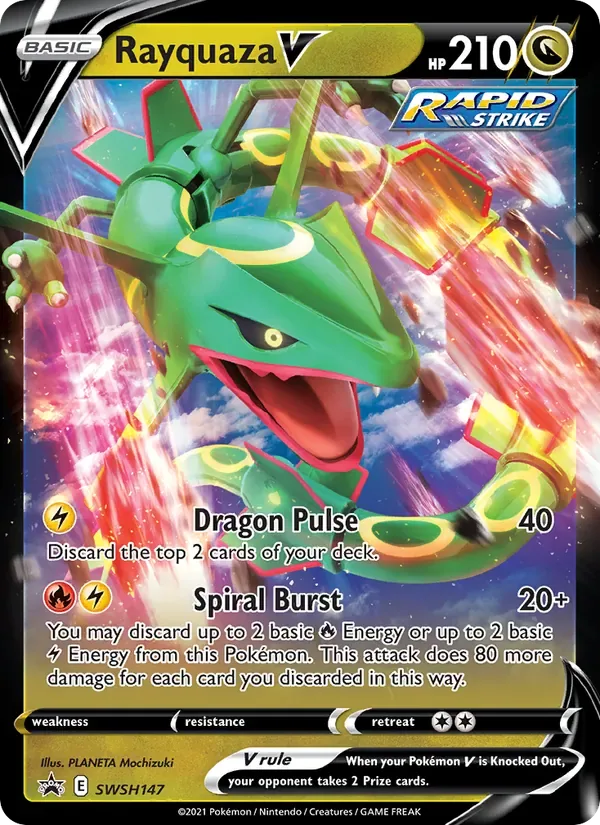 Rayquaza V, SWSH Black Star Promos