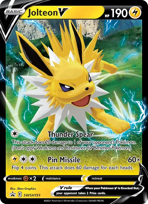 Jolteon V, SWSH Black Star Promos
