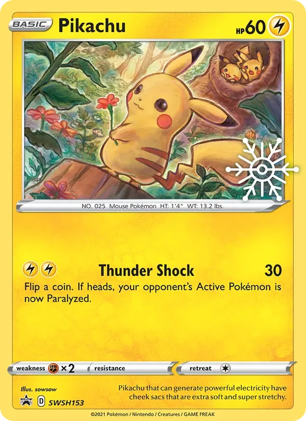 Pikachu, SWSH Black Star Promos