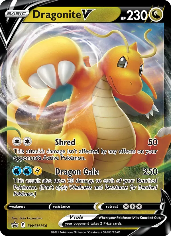 Dragonite V, SWSH Black Star Promos