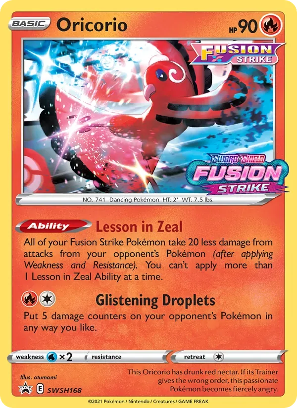 Oricorio, SWSH Black Star Promos