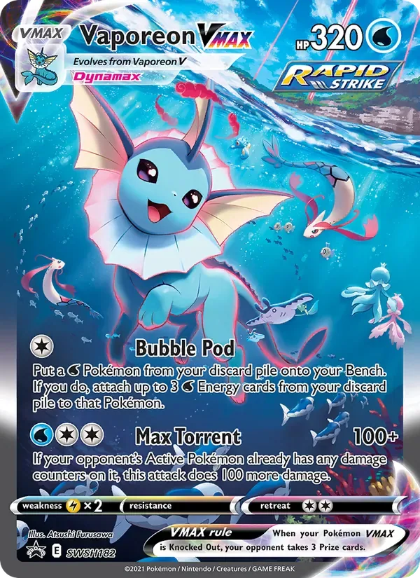 Vaporeon VMAX, SWSH Black Star Promos