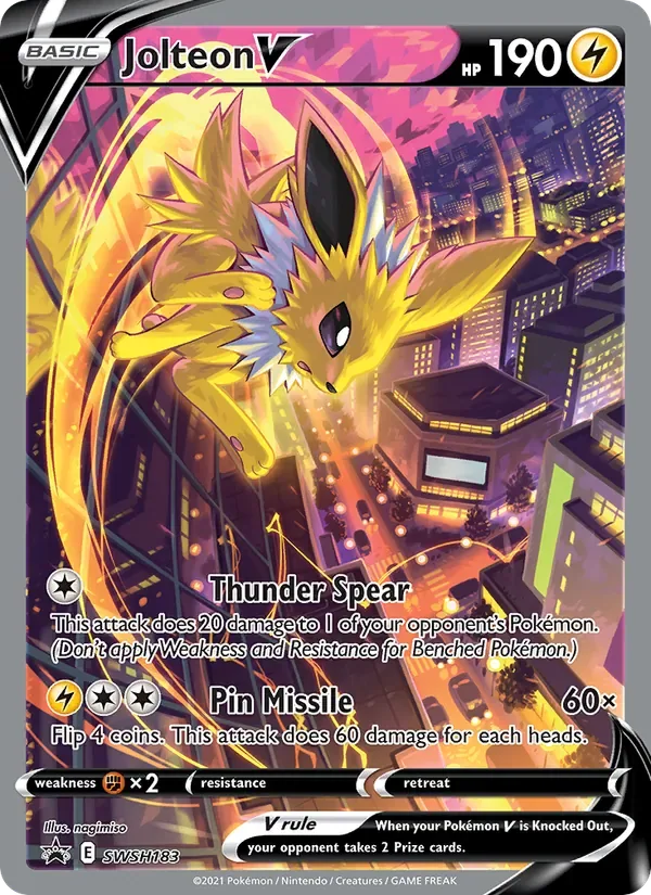 Jolteon V, SWSH Black Star Promos