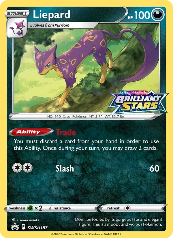 Liepard, SWSH Black Star Promos