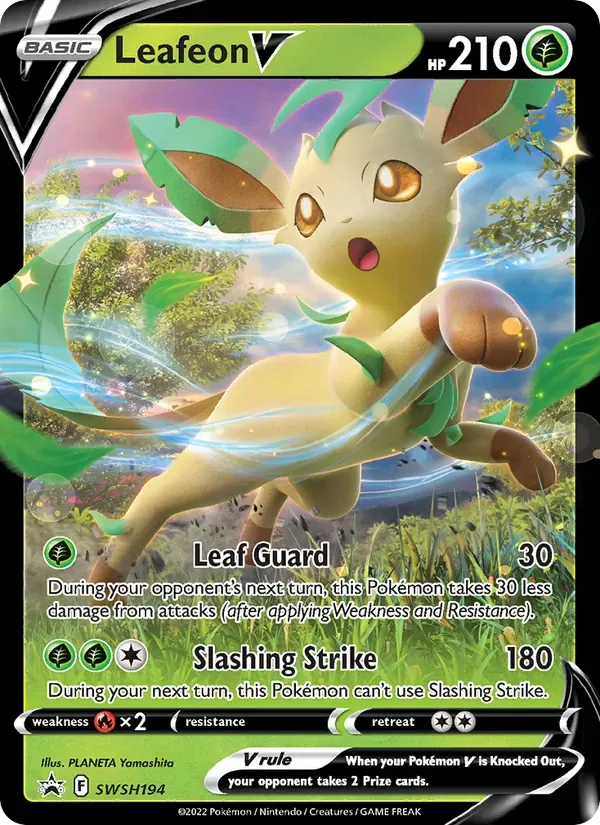 Leafeon V, SWSH Black Star Promos