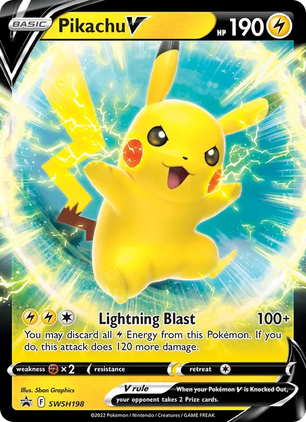 Pikachu V, SWSH Black Star Promos