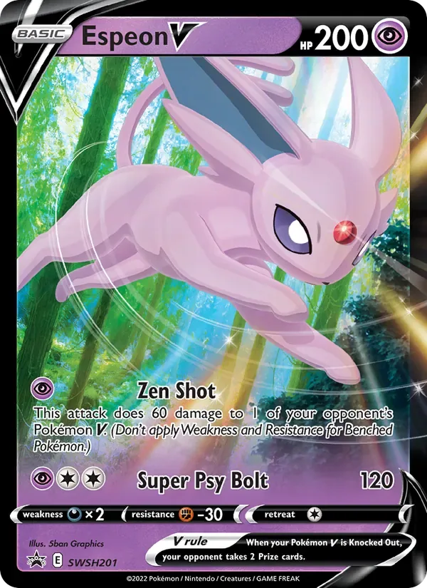 Espeon V, SWSH Black Star Promos