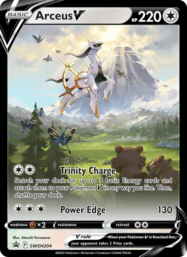 Arceus V, SWSH Black Star Promos