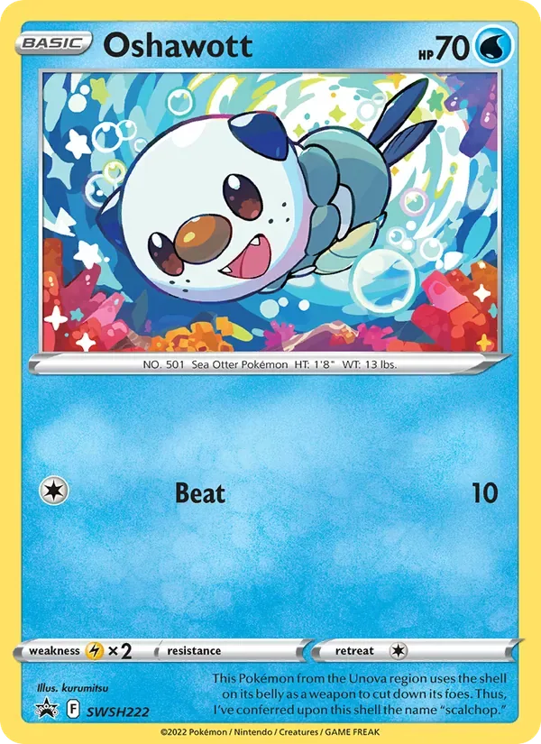 Oshawott, SWSH Black Star Promos