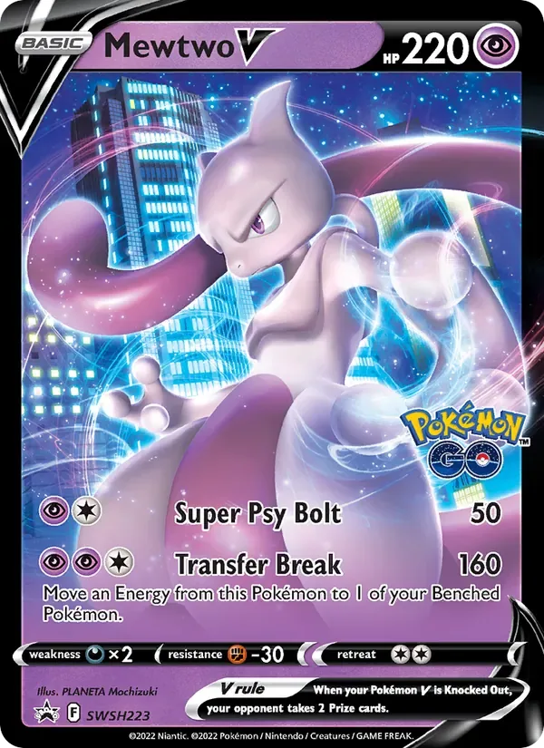 Mewtwo V, SWSH Black Star Promos