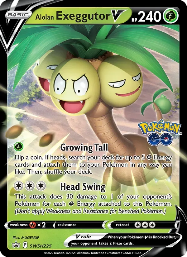 Alolan Exeggutor V, SWSH Black Star Promos