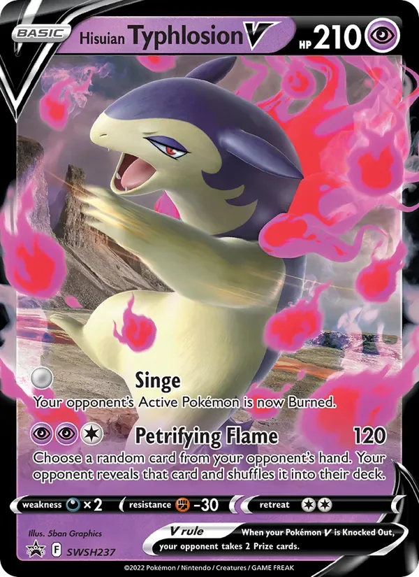 Hisuian Typhlosion V, SWSH Black Star Promos