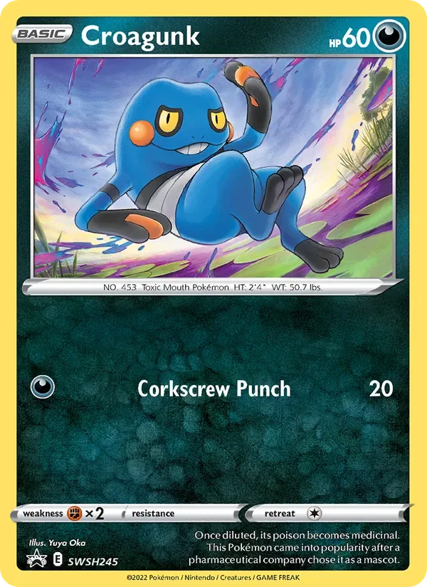 Croagunk, SWSH Black Star Promos