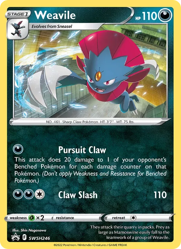 Weavile, SWSH Black Star Promos