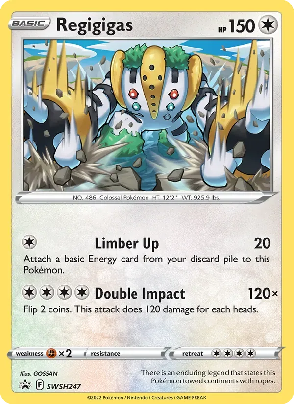 Regigigas, SWSH Black Star Promos