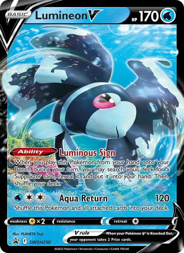 Lumineon V, SWSH Black Star Promos