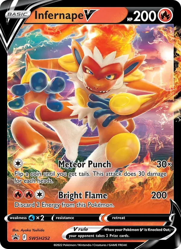 Infernape V, SWSH Black Star Promos
