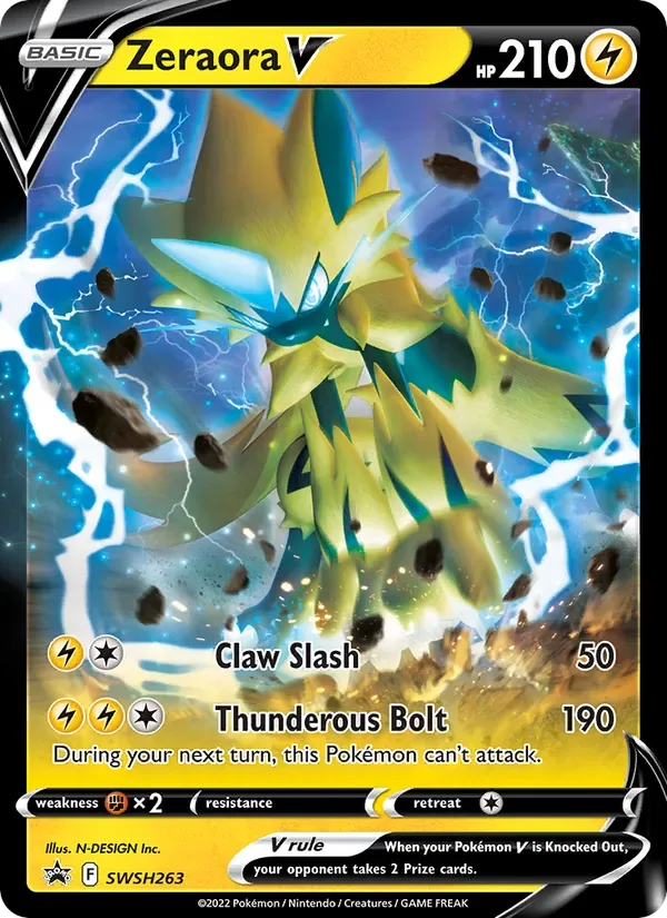 Zeraora V, SWSH Black Star Promos
