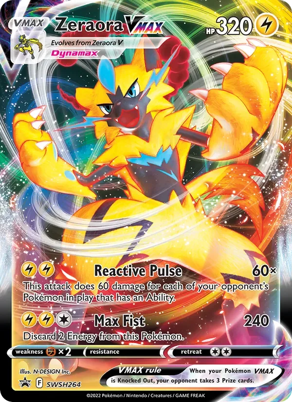Zeraora VMAX, SWSH Black Star Promos