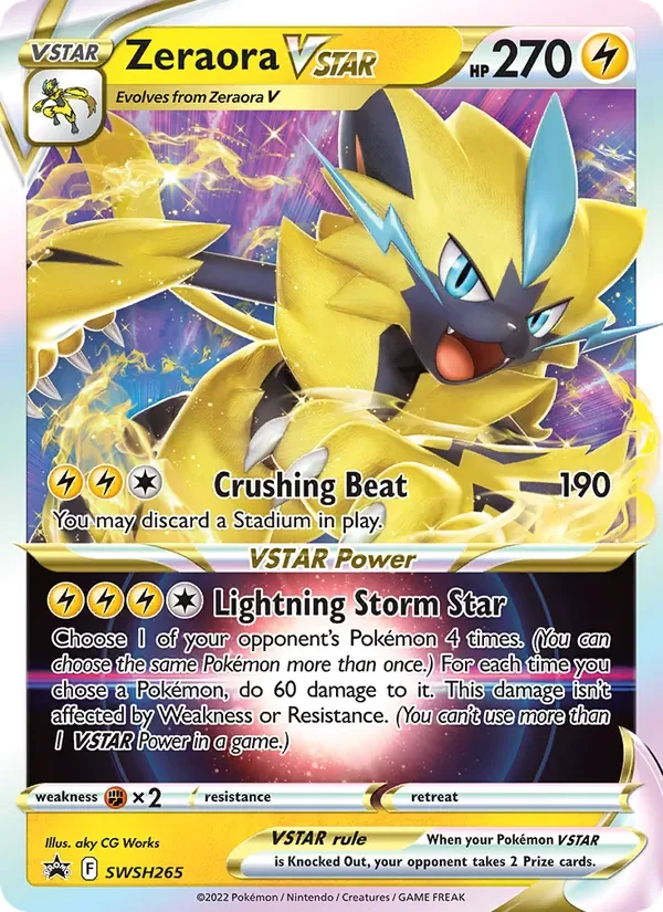 Zeraora VSTAR, SWSH Black Star Promos
