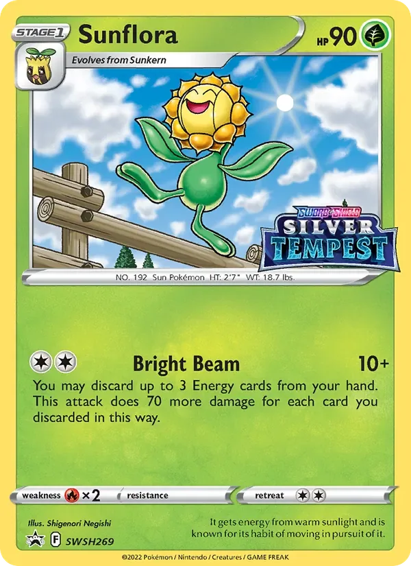 Sunflora, SWSH Black Star Promos