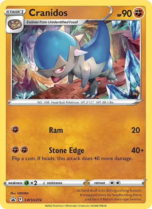 Cranidos, SWSH Black Star Promos
