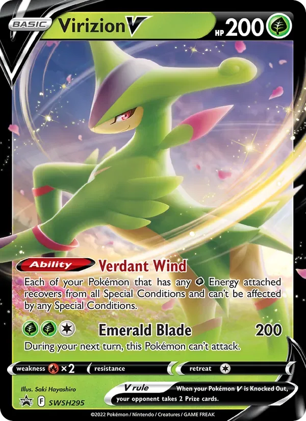 Virizion V, SWSH Black Star Promos