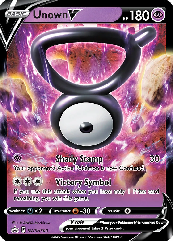 Unown V, SWSH Black Star Promos