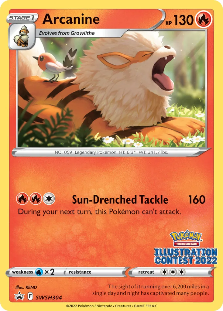 Arcanine, SWSH Black Star Promos