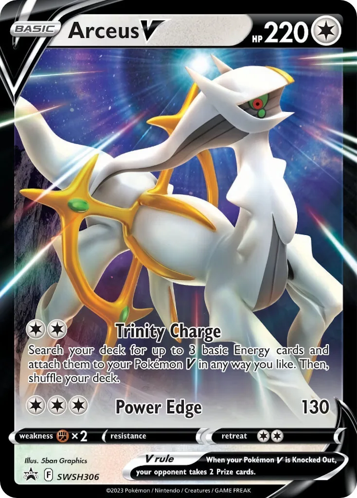 Arceus V, SWSH Black Star Promos