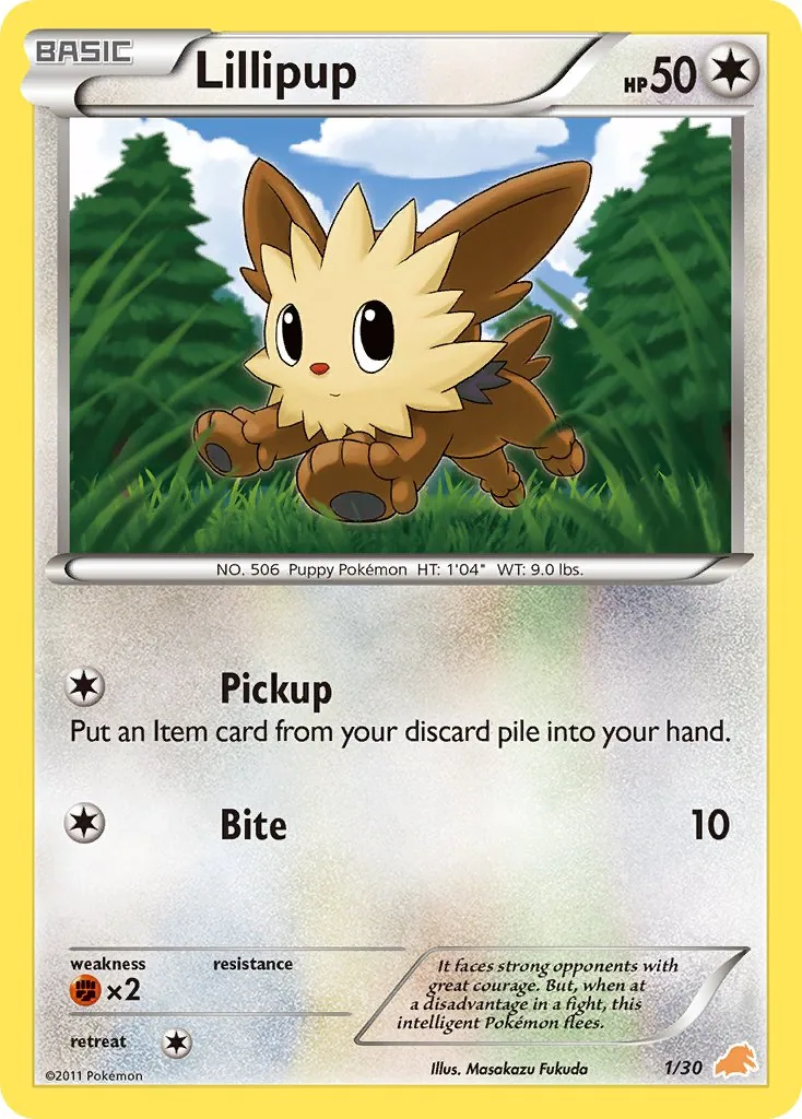 Lillipup, BW trainer Kit (Excadrill)