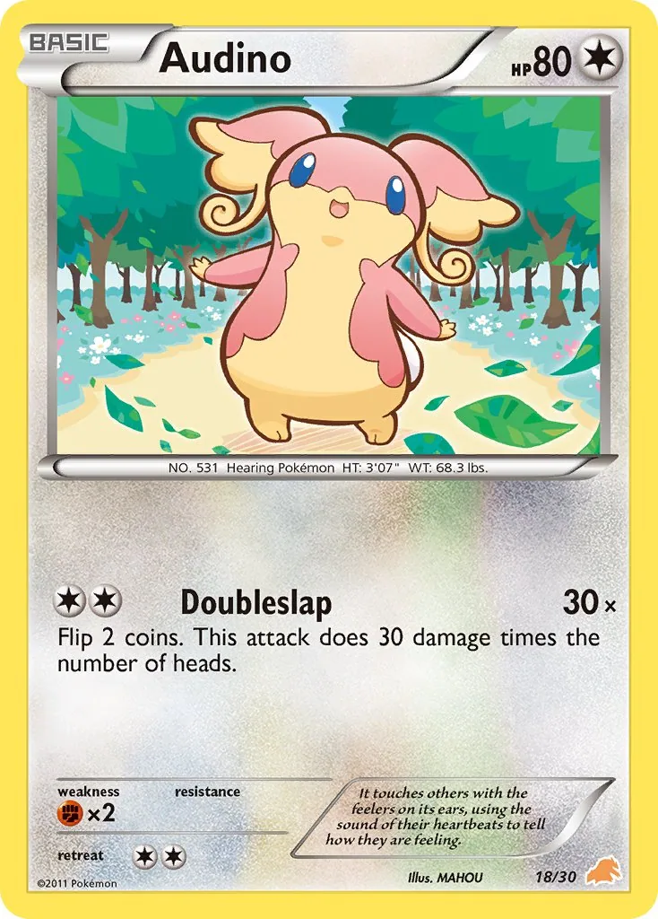 Audino, BW trainer Kit (Excadrill)