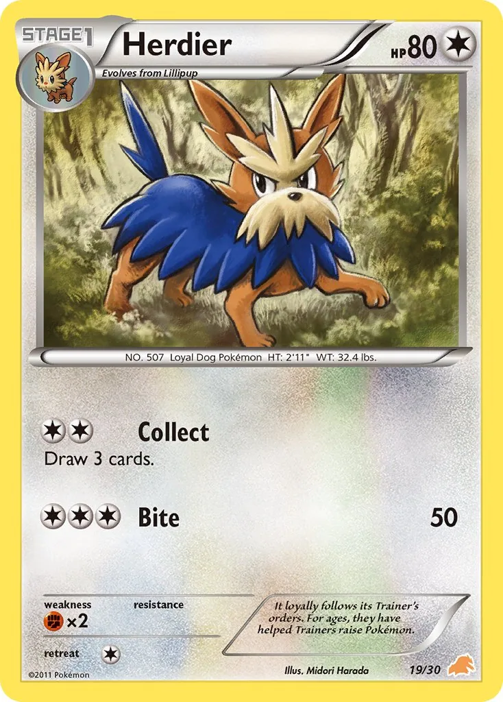Herdier, BW trainer Kit (Excadrill)