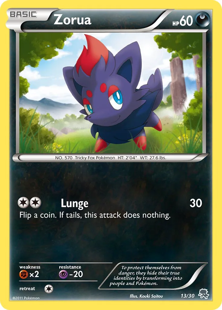Zorua, BW trainer Kit (Zoroark)