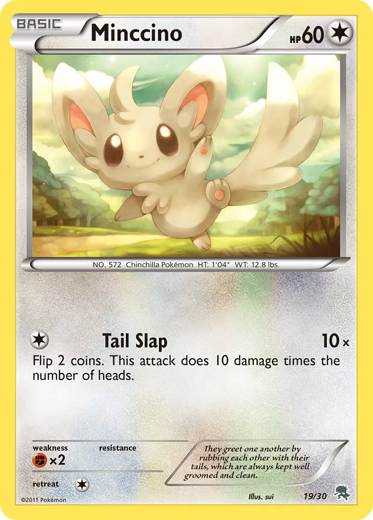 Minccino, BW trainer Kit (Zoroark)