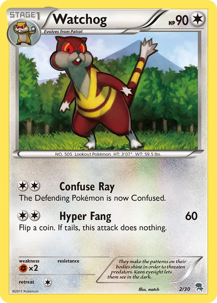 Watchog, BW trainer Kit (Zoroark)