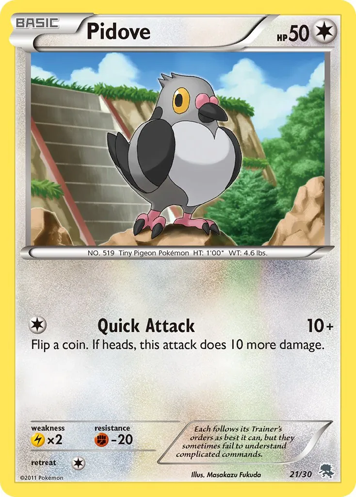 Pidove, BW trainer Kit (Zoroark)