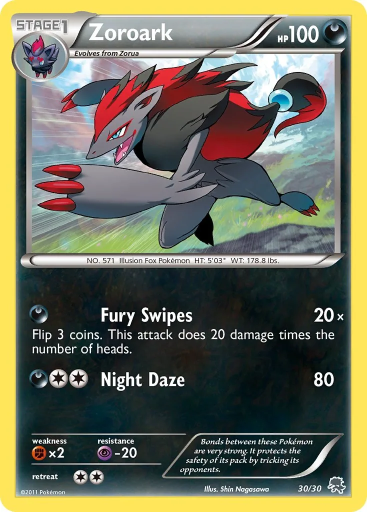 Zoroark, BW trainer Kit (Zoroark)