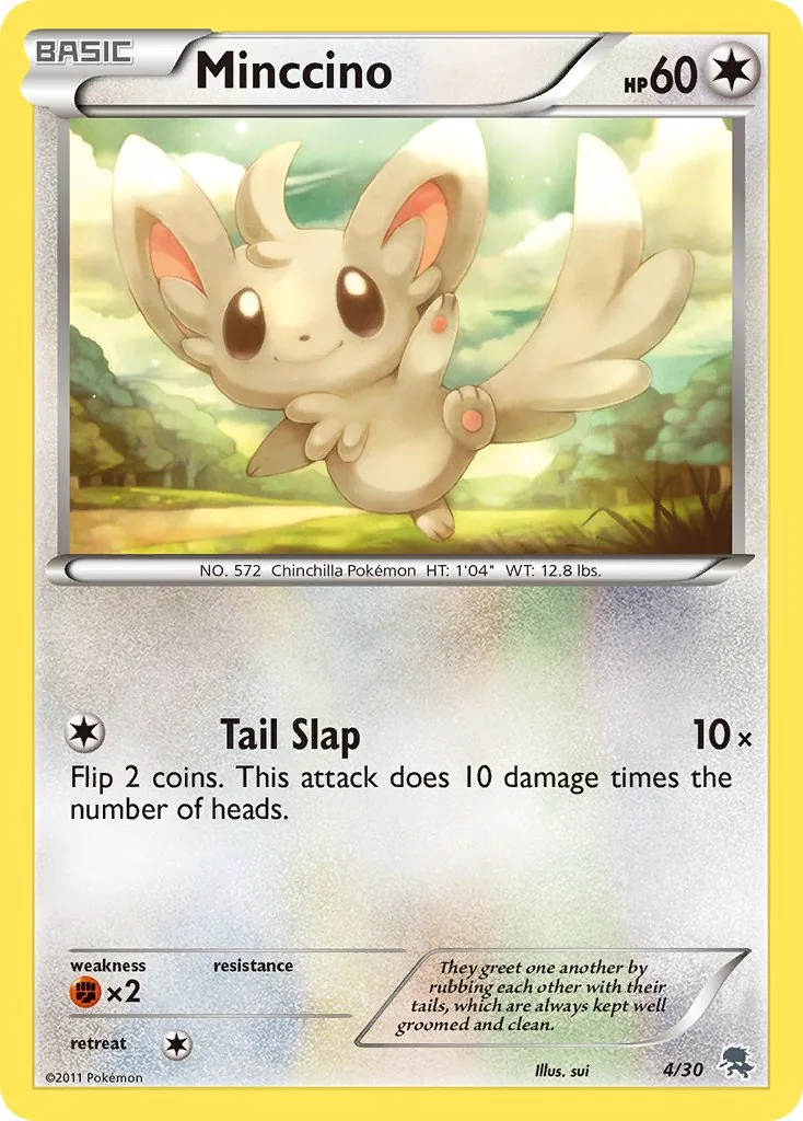 Minccino, BW trainer Kit (Zoroark)