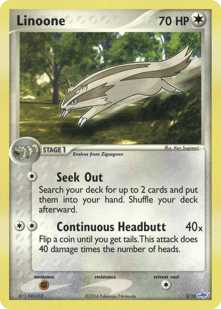 Linoone, EX trainer Kit (Latios)