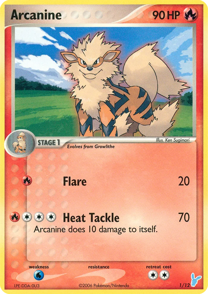 Arcanine, EX trainer Kit 2 (Minun)