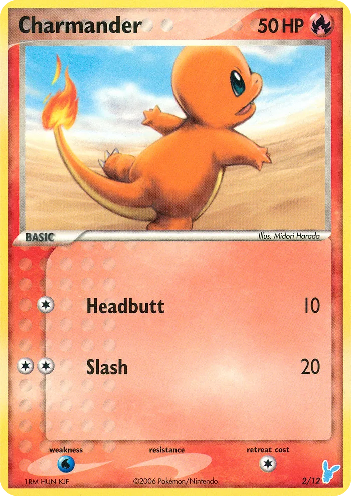 Charmander, EX trainer Kit 2 (Minun)