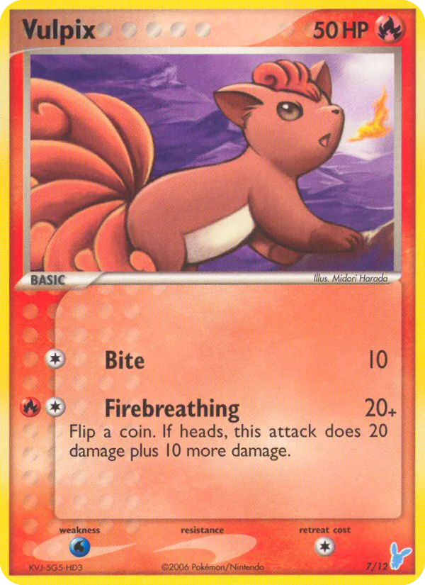 Vulpix, EX trainer Kit 2 (Minun)