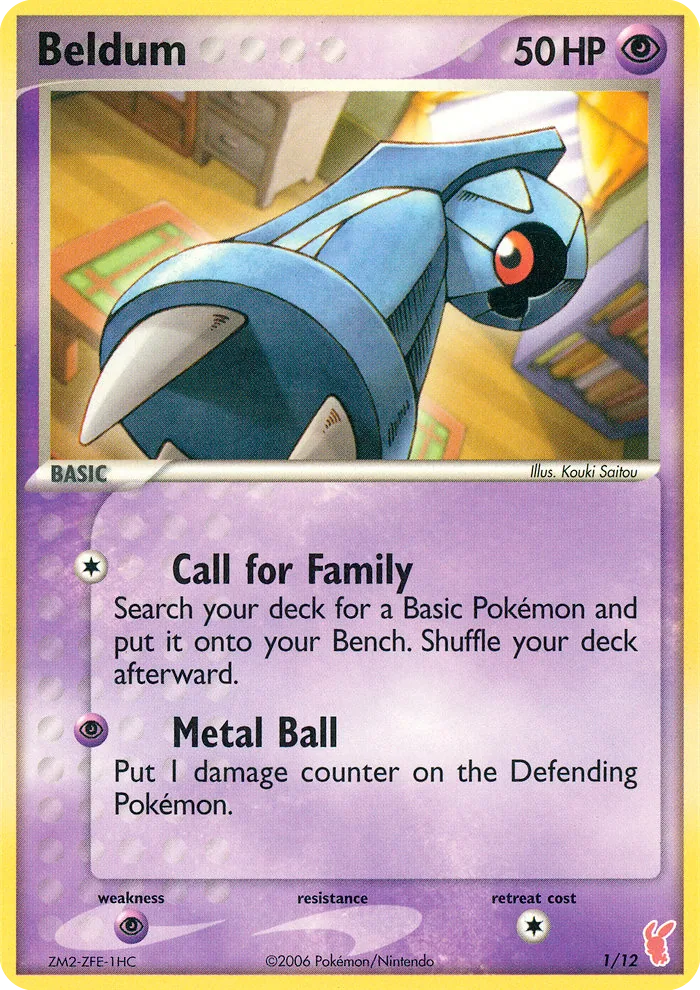 Beldum, EX trainer Kit 2 (Plusle)